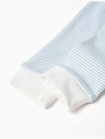 3 pantalones de algodón a rayas/estampados