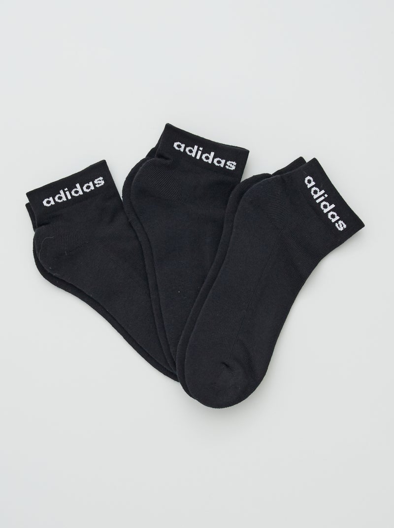 3 par de calcetines tobilleros 'Adidas' negro - Kiabi
