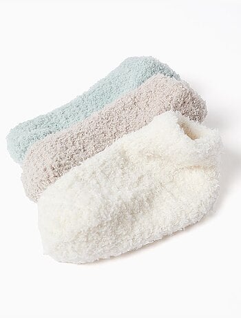 3 pares de calcetines de chenilla