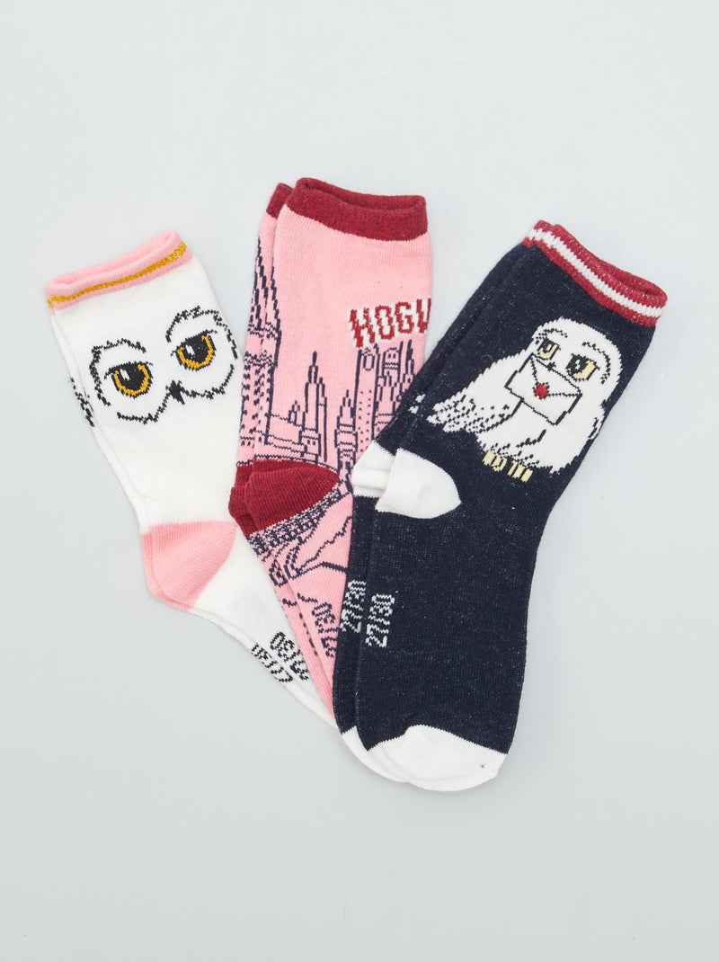 3 pares de calcetines 'Harry Potter' AZUL - Kiabi