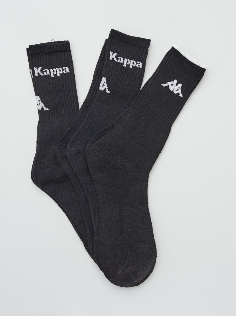 3 pares de calcetines 'Kappa' negro - Kiabi