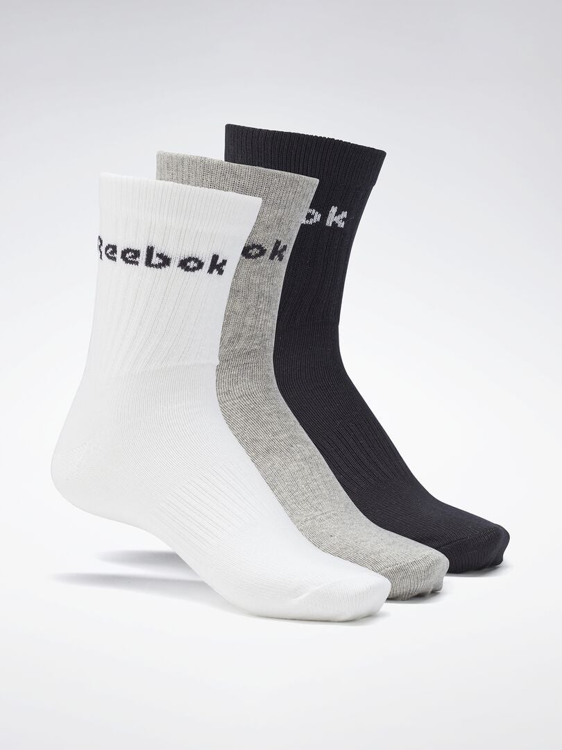 3 pares de calcetines largos 'Reebok' BEIGE - Kiabi