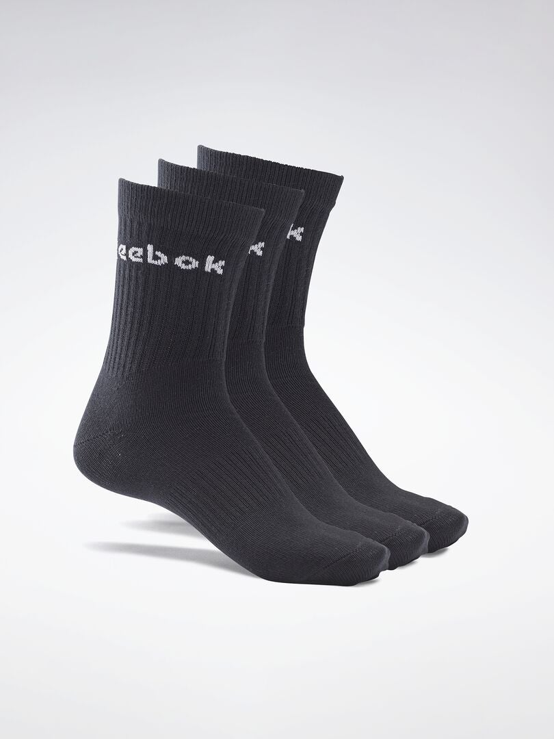 3 pares de calcetines largos 'Reebok' negro - Kiabi