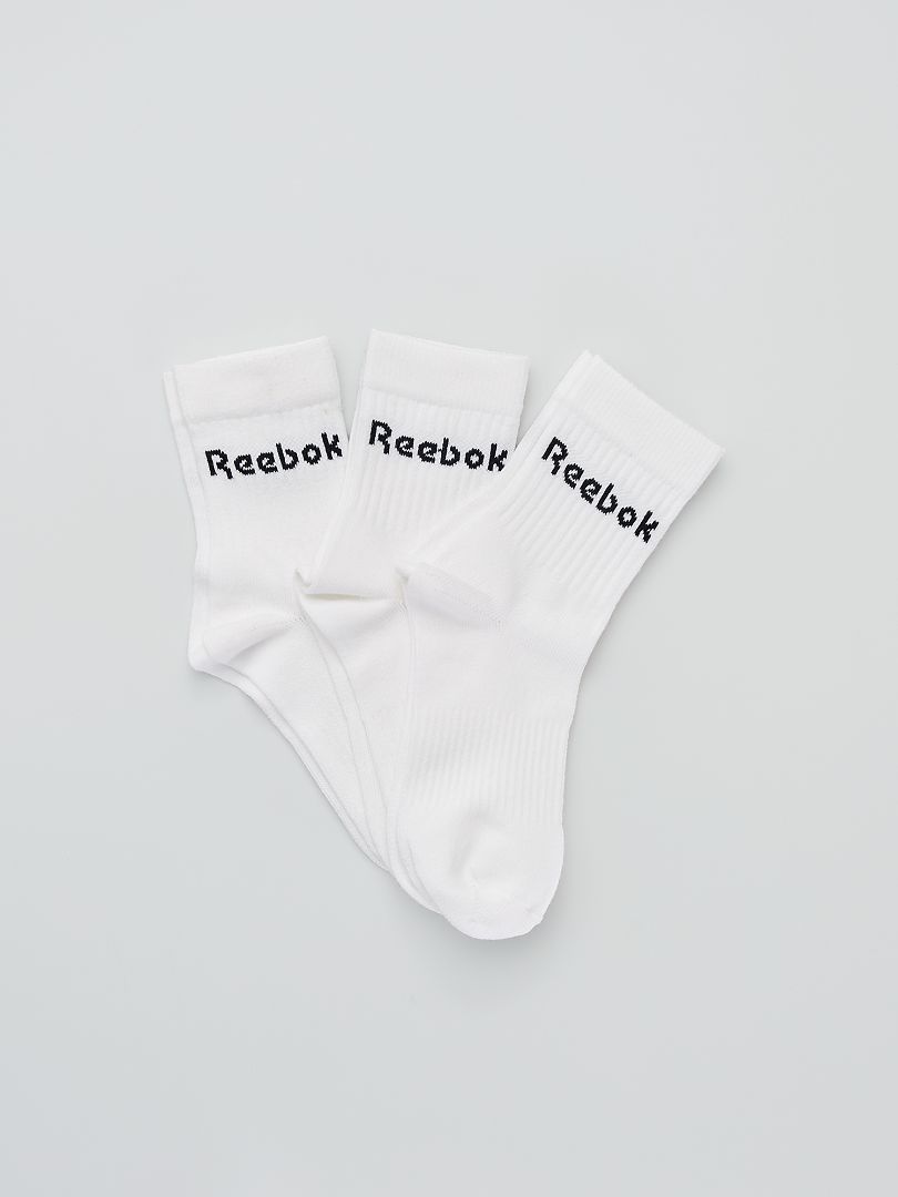3 pares de calcetines 'Reebok' blanco - Kiabi