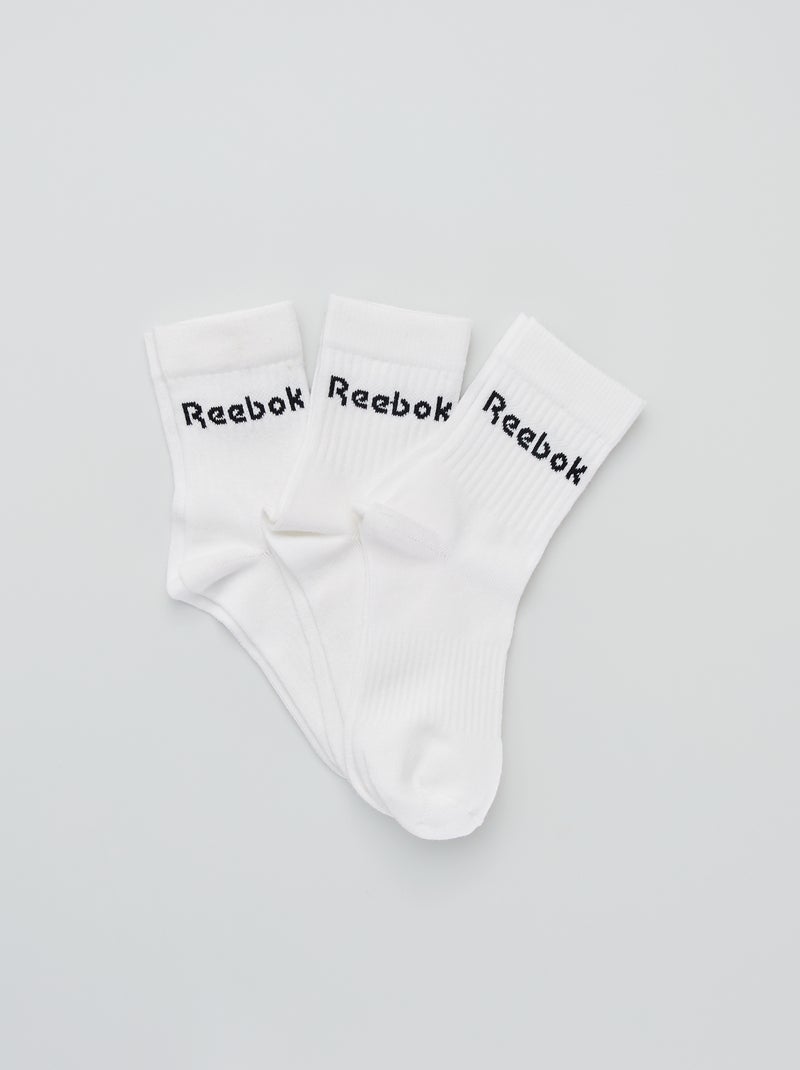 3 pares de calcetines 'Reebok' blanco - Kiabi