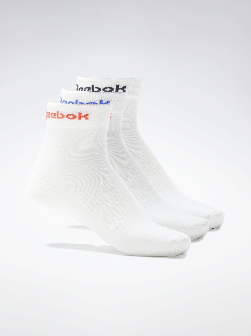 3 pares de calcetines 'Reebok' blanco - Kiabi
