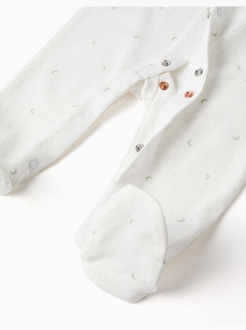 3 piezas de algodón con motivo de lunas - Kiabi