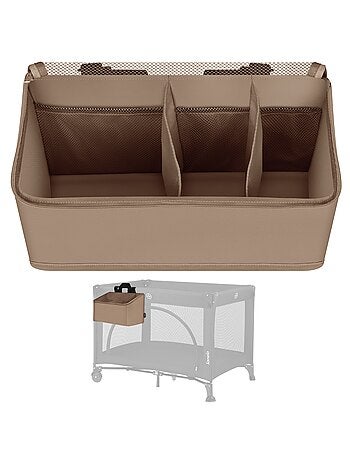 3 x Organizadores colgantes para cuna LIONELO - Almacenamiento de pañales - Cesta