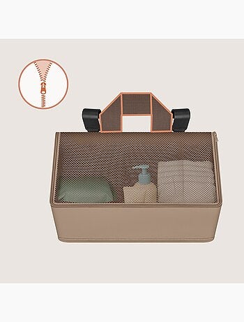 3 x Organizadores colgantes para cuna LIONELO - Almacenamiento de pañales - Cesta