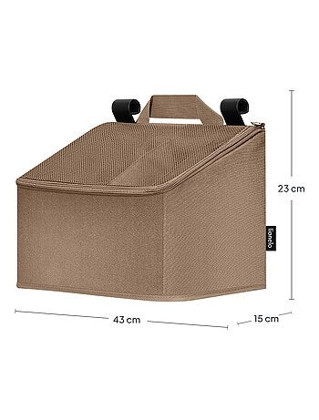 3 x Organizadores colgantes para cuna LIONELO - Almacenamiento de pañales - Cesta