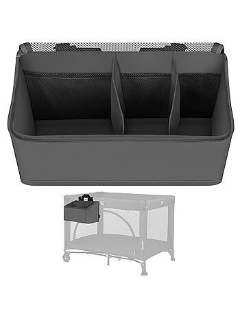 3 x Organizadores colgantes para cuna LIONELO - Almacenamiento de pañales - Cesta