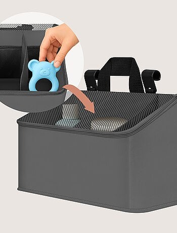 3 x Organizadores colgantes para cuna LIONELO - Almacenamiento de pañales - Cesta