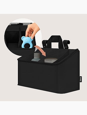 3 x Organizadores colgantes para cuna LIONELO - Almacenamiento de pañales - Cesta