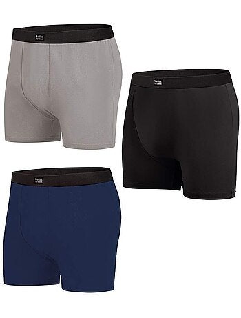 3x bóxers de algodón stretch confort