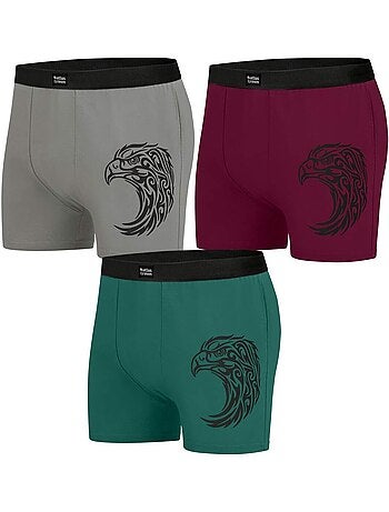 3x bóxers de algodón stretch confort summer