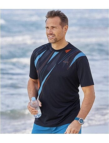 3x camisetas de poliéster con cuello redondo xtrem sport