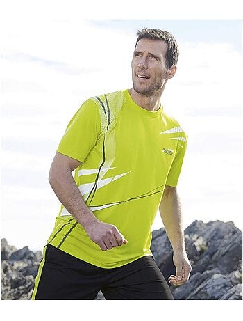 3x camisetas gráficas sport de algodón con cuello redondo y manga corta