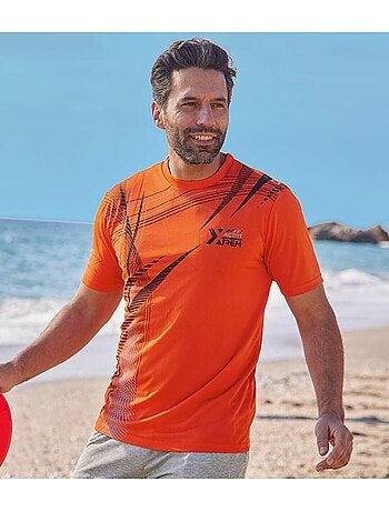 3x camisetas de poliéster con cuello redondo xtrem sport