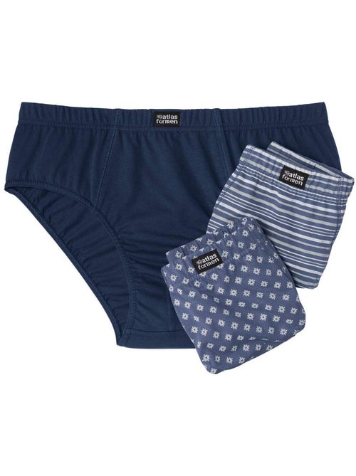 3x slips confort de algodón suave - Kiabi
