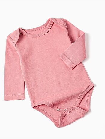 4 bodies de algodón lisos/estampados