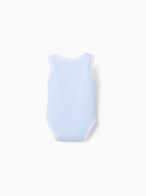 4 Bodies sin mangas de algodón con estampados - Kiabi