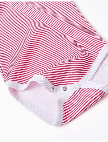 4 Bodies sin mangas de algodón con estampados