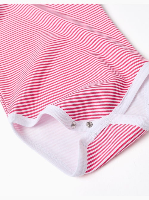 4 Bodies sin mangas de algodón con estampados - Kiabi