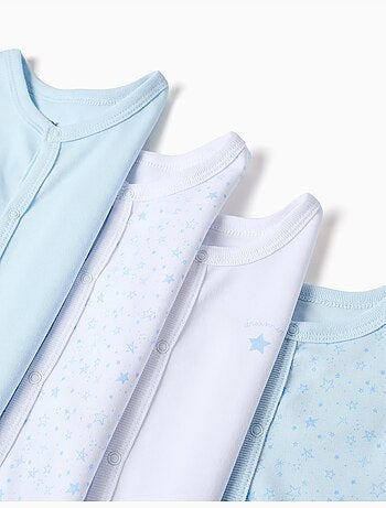 4 Bodies sin mangas de algodón