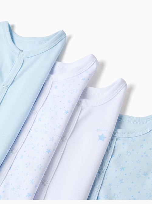 4 Bodies sin mangas de algodón - Kiabi