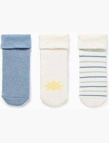 4 pares de calcetines com forro de rizo