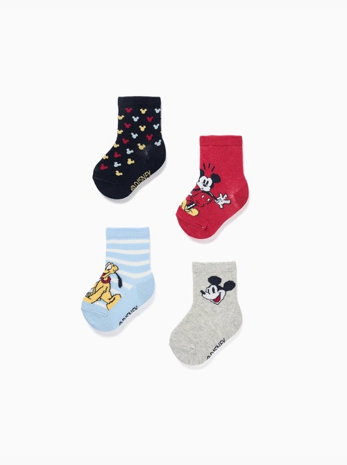 4 pares de calcetines con estampados de Mickey y Pluto - Kiabi 4 pares de calcetines con estampados de Mickey y Pluto - Kiabi