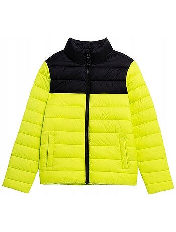 4F - Chaqueta Acolchada Colores Sólidos de Plumón Sintético Niños