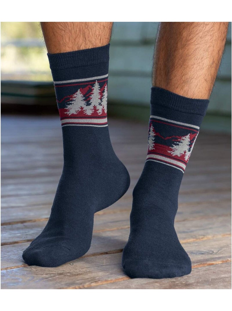4x calcetines colorado Gris burdeos Negro - Kiabi