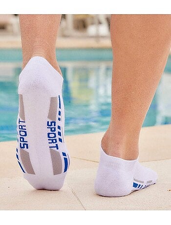 4x calcetines sport de algodón con suela de rizo
