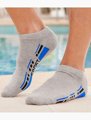 4x calcetines sport de algodón con suela de rizo
