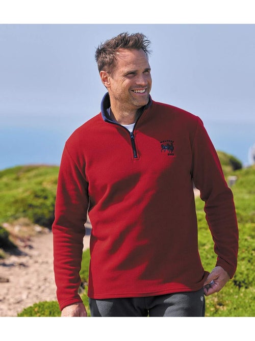 4x jerséis de micropolar de poliéster con cuello alto wild country - Kiabi