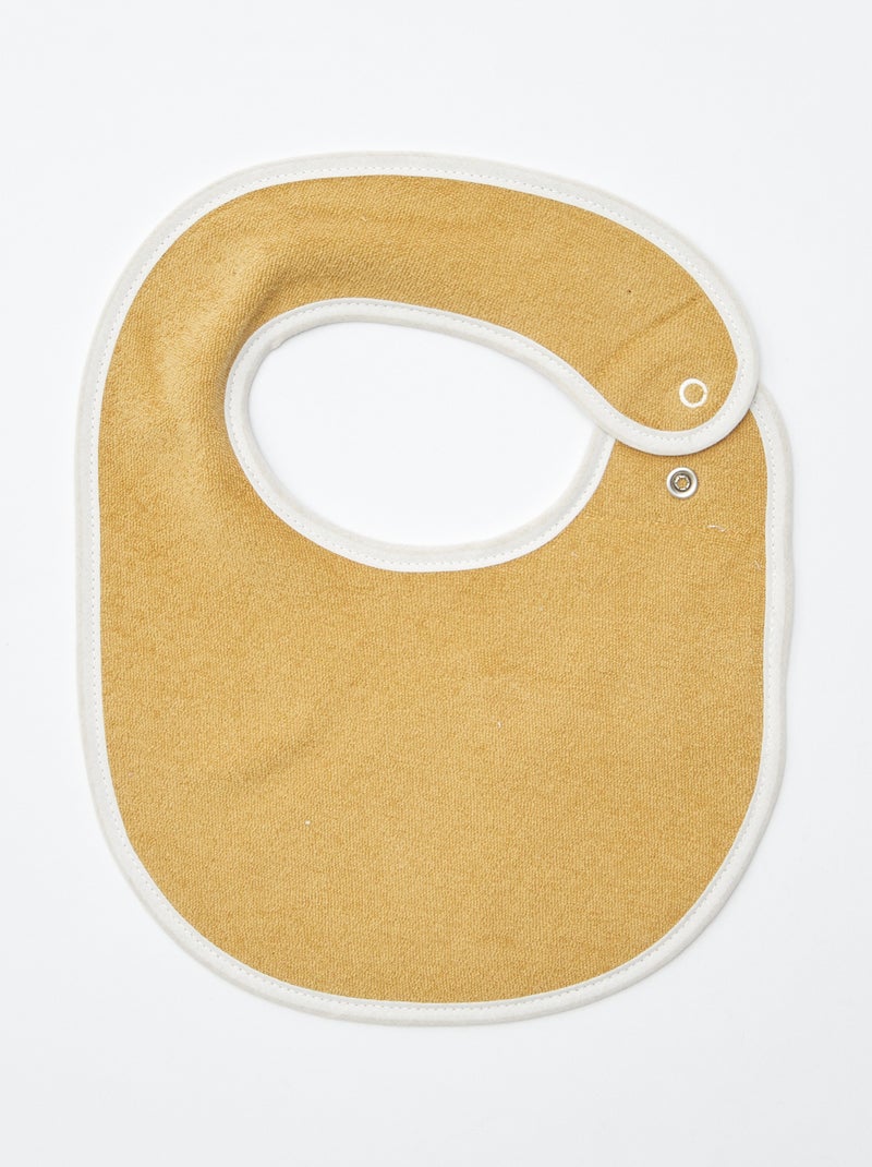 5 baberos con estampados divertidos y cierre a presión AZUL - Kiabi