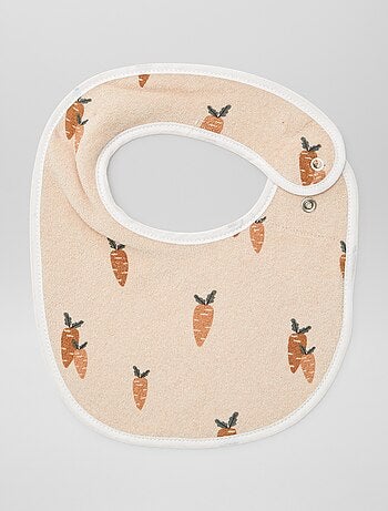 5 baberos con estampados divertidos y cierre a presión