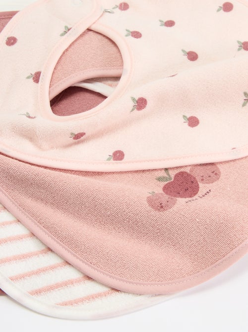 5 baberos con estampados divertidos y cierre a presión - Kiabi 5 baberos con estampados divertidos y cierre a presión - Kiabi