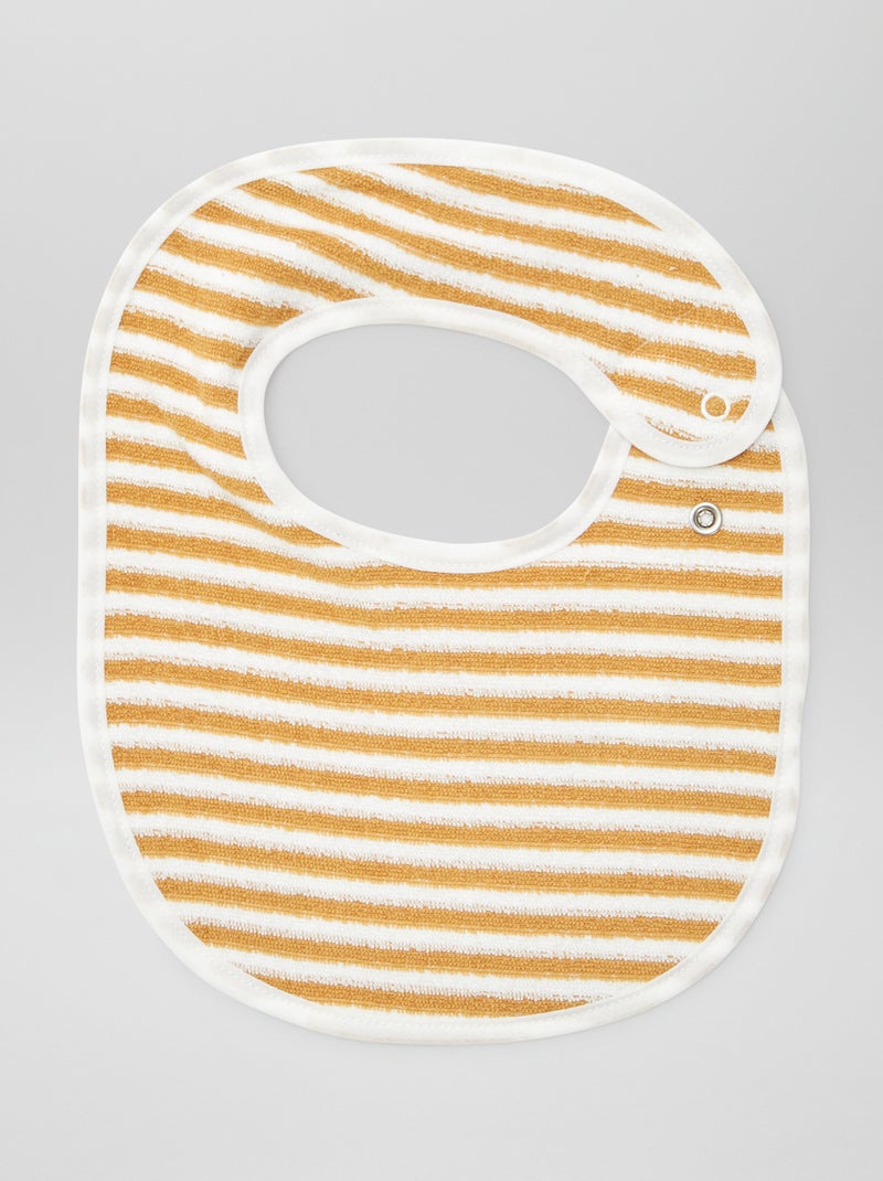 5 baberos con estampados fantasía y cierre a presión MARRON - Kiabi