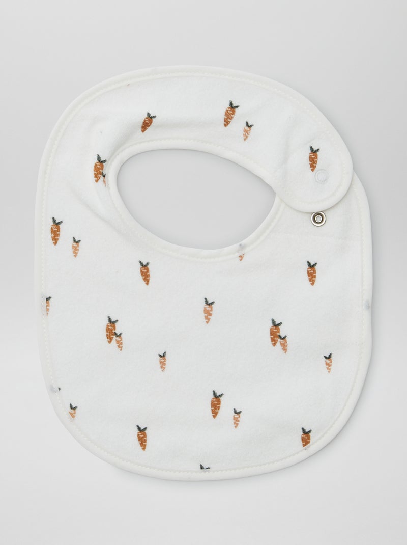 5 baberos con estampados fantasía y cierre a presión MARRON - Kiabi