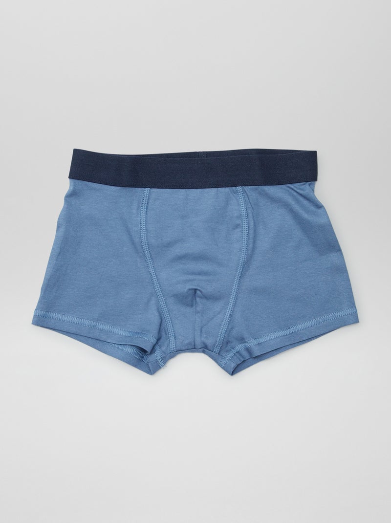 5 bóxers lisos VERDE - Kiabi