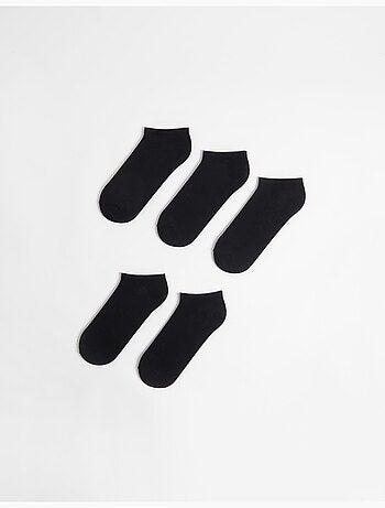 5 Calcetines cortos de algodón, MO Fashion