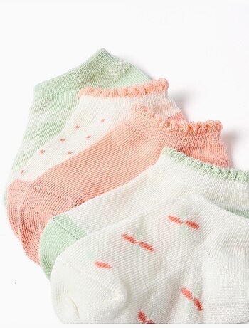 5 pares de calcetines tobilleros con detalles a contraste