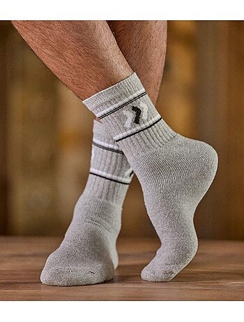 5x calcetines sport con forro de rizo y puño de canalé 1x1