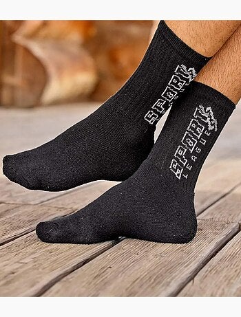 5x calcetines sport mi-altos con planta de rizo