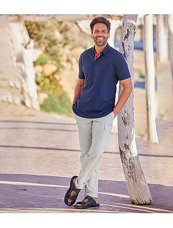 5x polos de algodón de manga corta sportwear