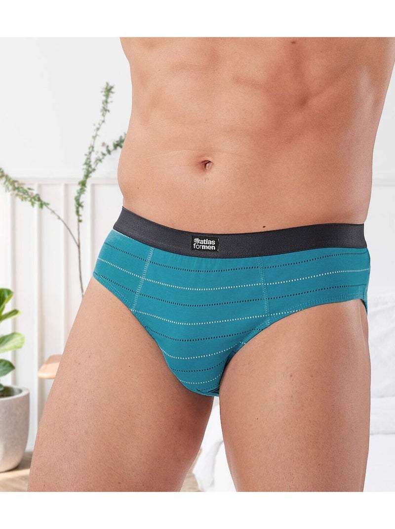 5x slips de jersey de algodón a rayas Azul Gris Negro - Kiabi