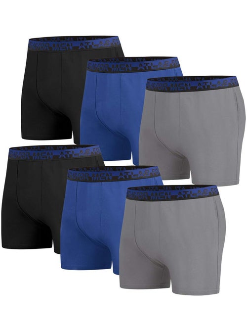 6x bóxers esenciales confort de jersey stretch - Kiabi 6x bóxers esenciales confort de jersey stretch - Kiabi
