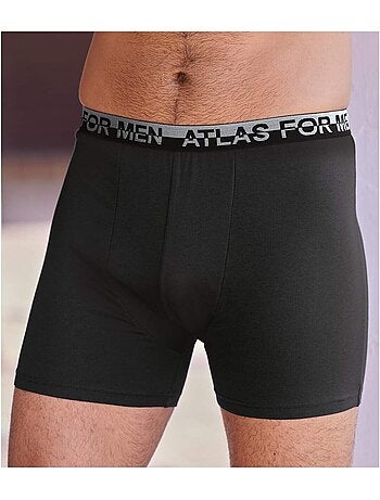 6x bóxers stretch lisos de algodón